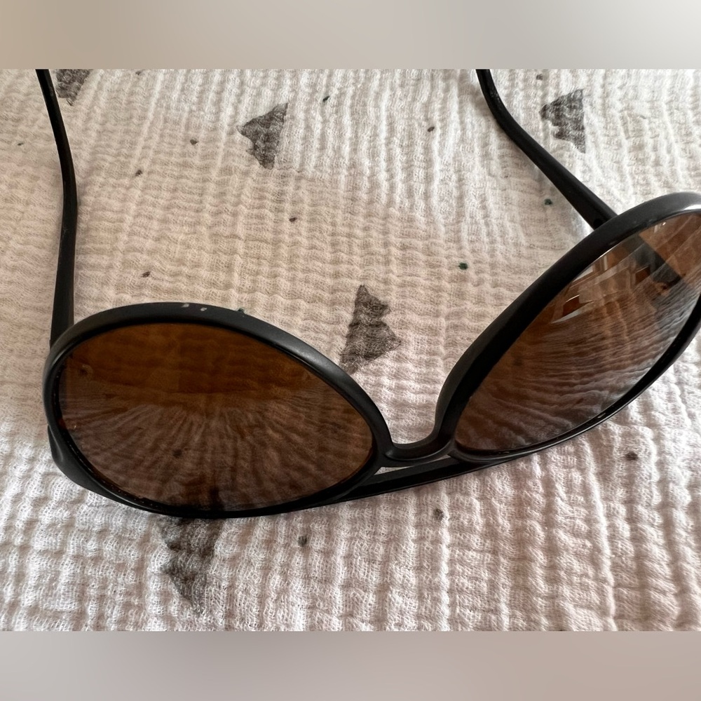 Vintage REVO H20 Double Bridge Sunglasses with Glass Lenses Black Frame - Picture 8 of 9